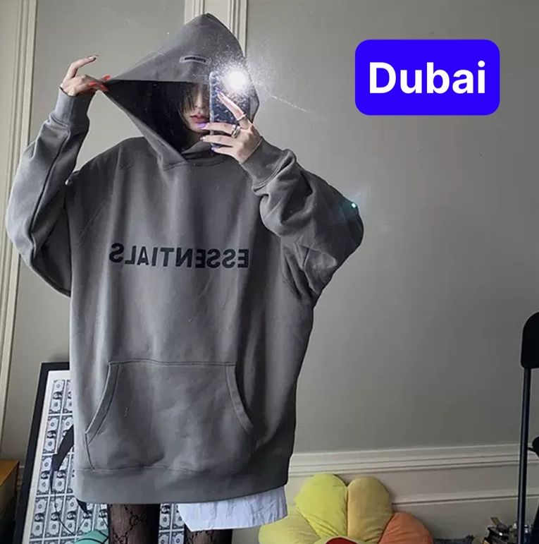 ÁO KHOÁC HOODIE NAM NỮ ESSENTIALS CHẤT NỈ DÀY PHOM FORM RỘNG CHỐNG NẮNG, NÓNG ĐÔNG HÈ HOT TREND CỰC HOT MÙA ĐÔNG XUÂN SANG CHẢNH 2023 - DUBAI FASHION
