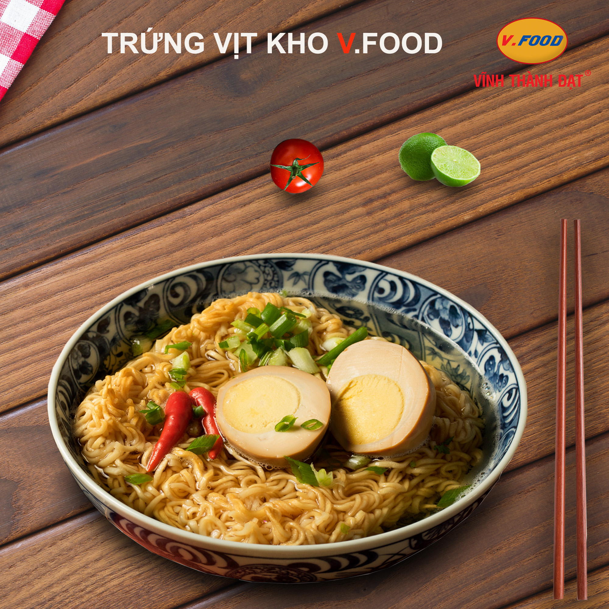 [Giao toàn quốc]TRỨNG VỊT KHO V.FOOD GÓI 2 QUẢ