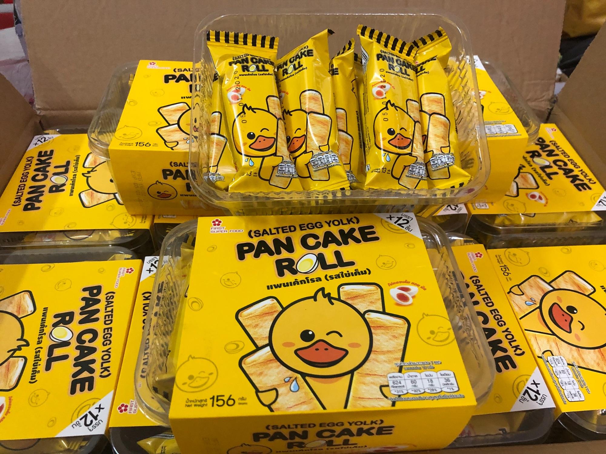 Bánh cuộn trứng muối Pan Cake Roll Thái Lan