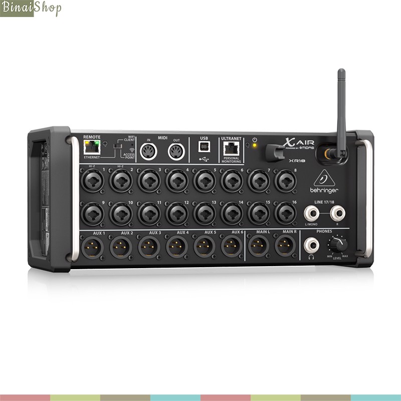 [Trả góp 0%]Mixer kĩ thuật số 18 cổng Behringer X Air XR18
