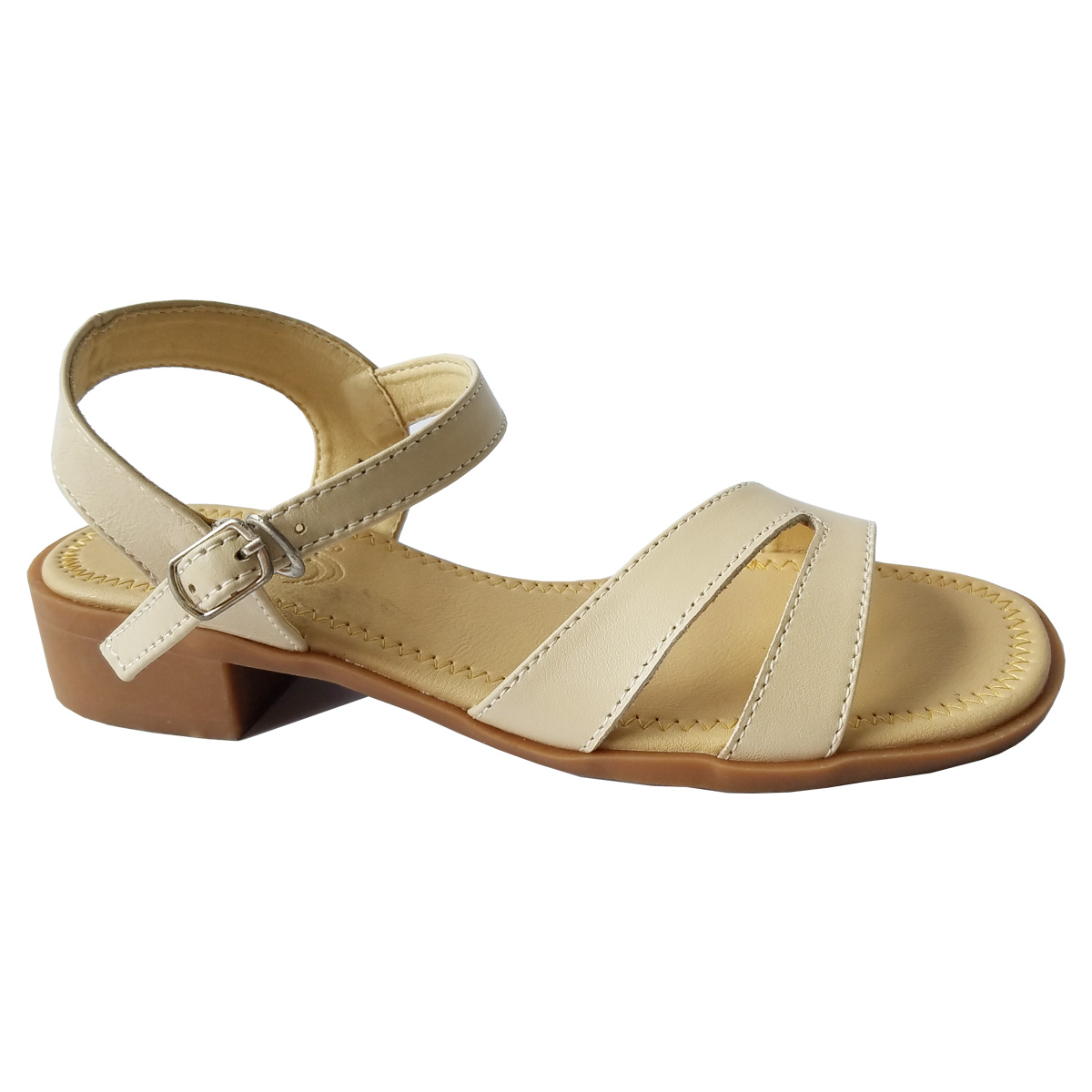 Giày Sandal Cao Gót Nữ BIGBEN Da Bò Thật Cao 3 Phân CG150