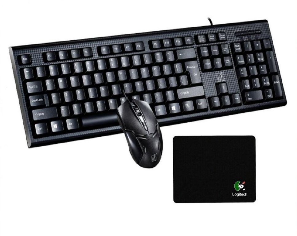 Bàn phím và chuột Q17 giả cơ game chuyên dụng + Tặng Lót Chuột Logitech