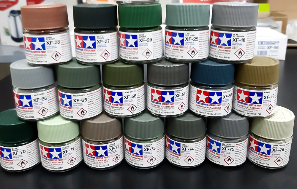 [7-11/12 VOUCHER 8%]Sơn mô hình Tamiya Acrylic Paint XF-21 ~ XF-60 [SMH]