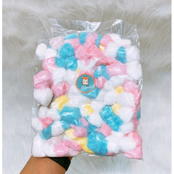 Bông gòn candy cho hamster/sóc/đuôi mập
