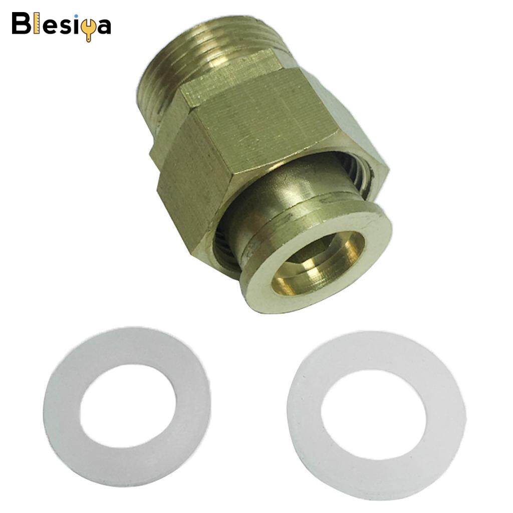 Blesiya 2 Way Brass Thread Adapter Inner Outer Wire Copper Joints Pipe Connector