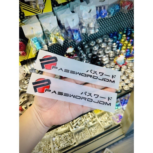 Tem Sticker JDM/PASSWORD - Decal Trang Trí