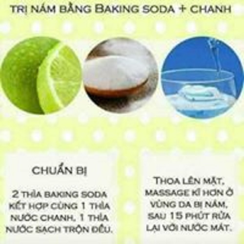 Bột Baking Soda Mix Bạc Hà 50G