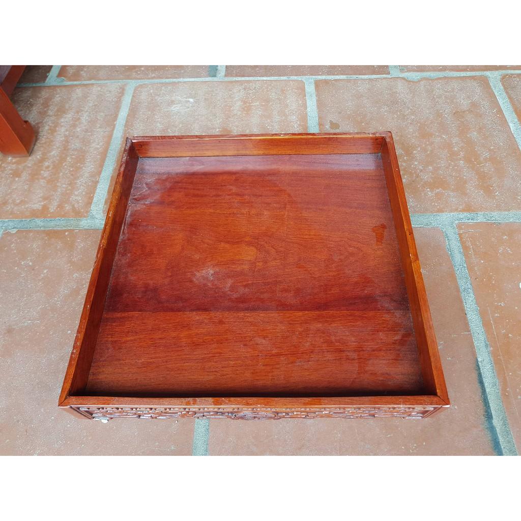 khay trà không lối thoát gỗ hương