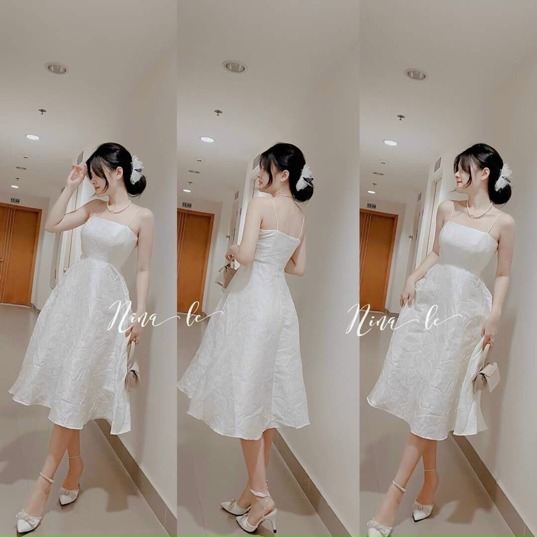 [HCM]Đầm tiểu thư siêu phẩm xinh xắn có mút