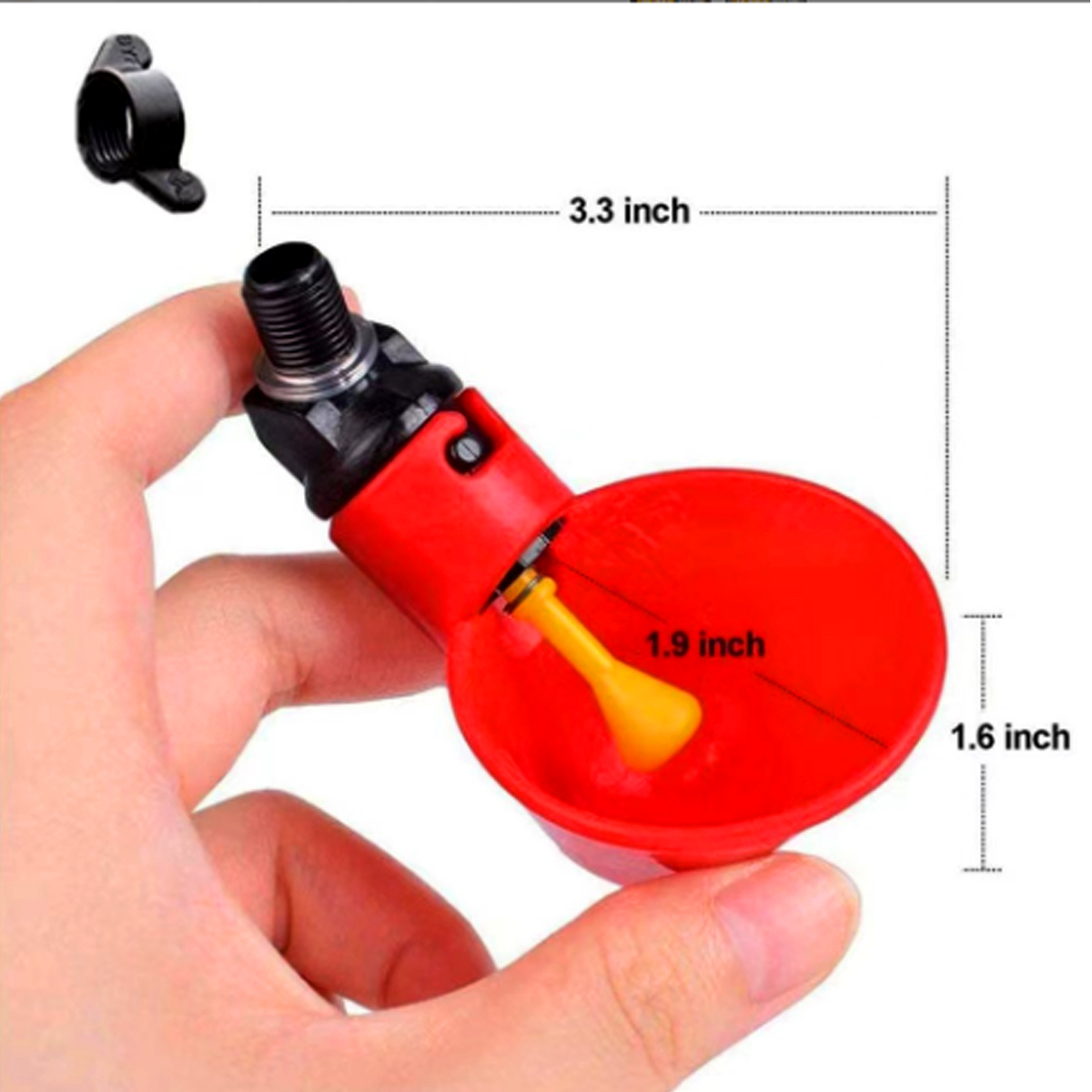 Máng uống tự động cho gà vịt dễ lắp đặt