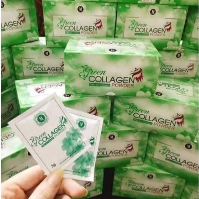 Diệp Lục Collagen hộp 30 gói Chính Hãng