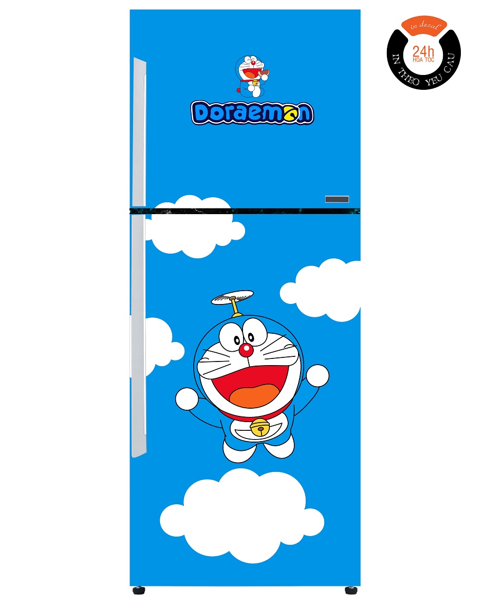 [HCM] Decal Dán Tủ Lạnh DOREMON NHIỀU MẪU - THUTHAODECOR