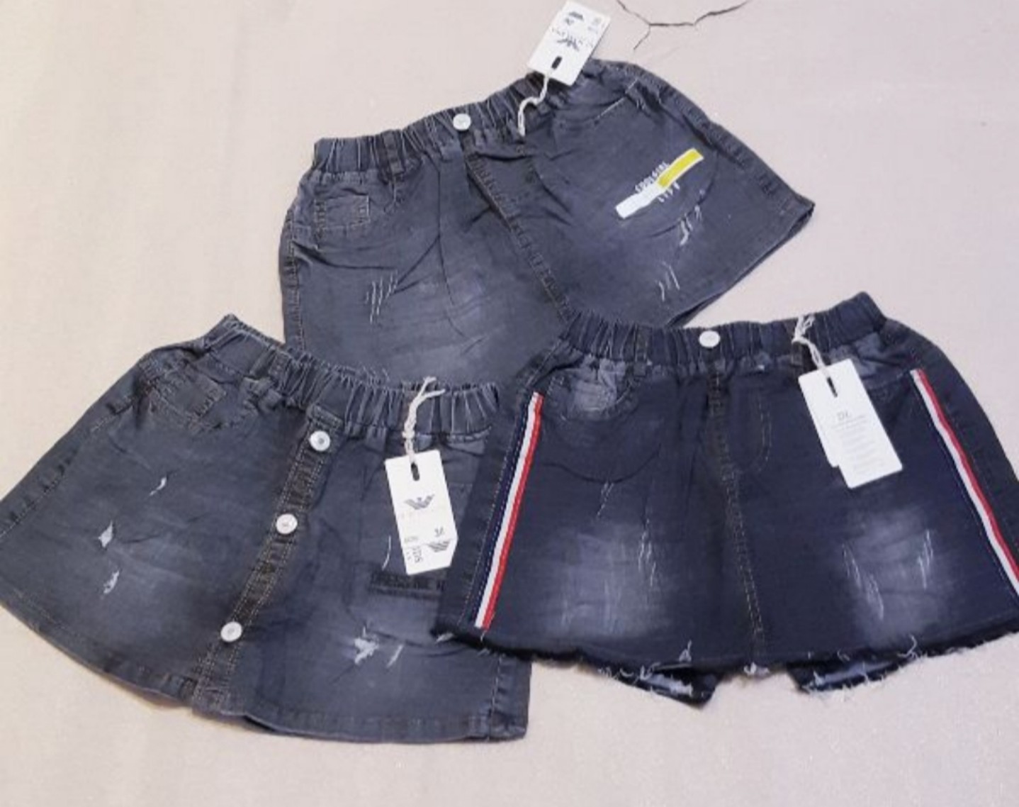 Quần váy jean size đại cho bé gái