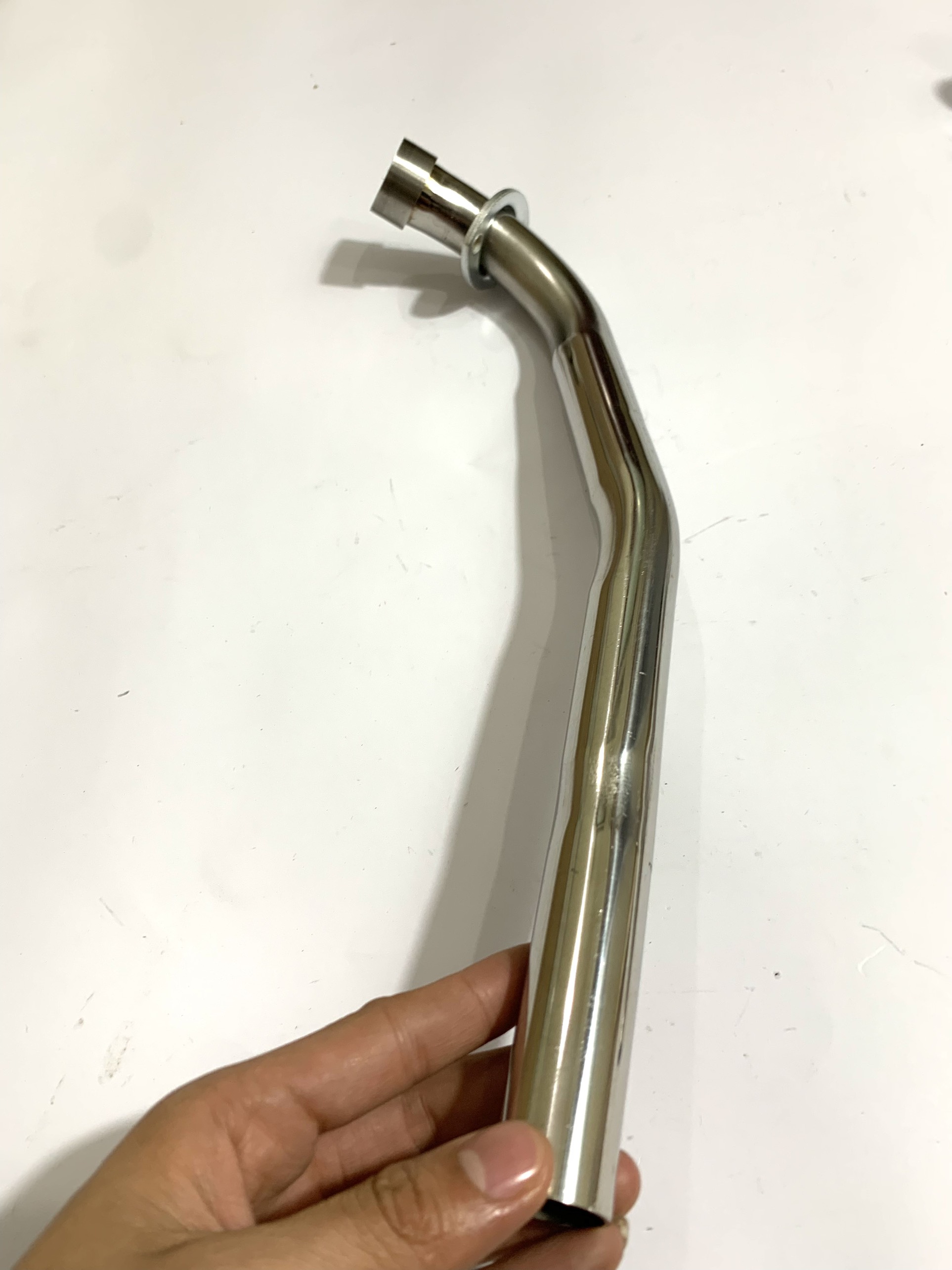 Cổ pô inox 304 không han rỉ, lắp wave 50/100/110cc - dream - wave rs/rsx 110