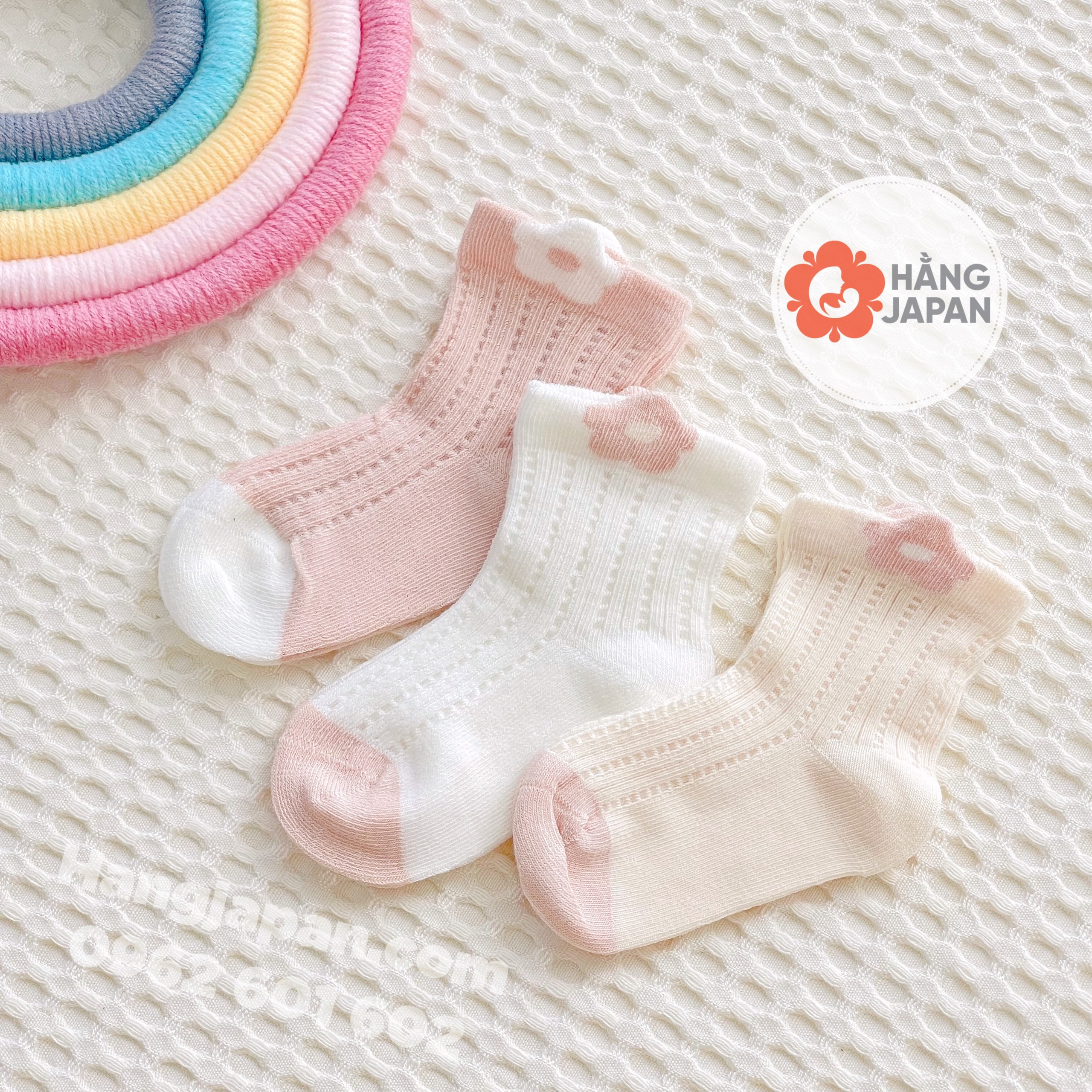 Set 3 tất lưới Nemo Baby size S/M