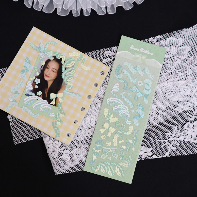 Sticker Ruy Băng Hàn Quốc 2 Màu