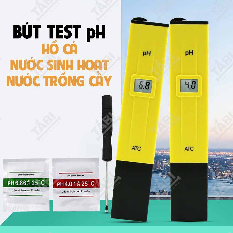 Bút Test pH - Bút Đo pH Nước Hồ Cá Bể Cá Thuỷ Sinh Cao Cấp