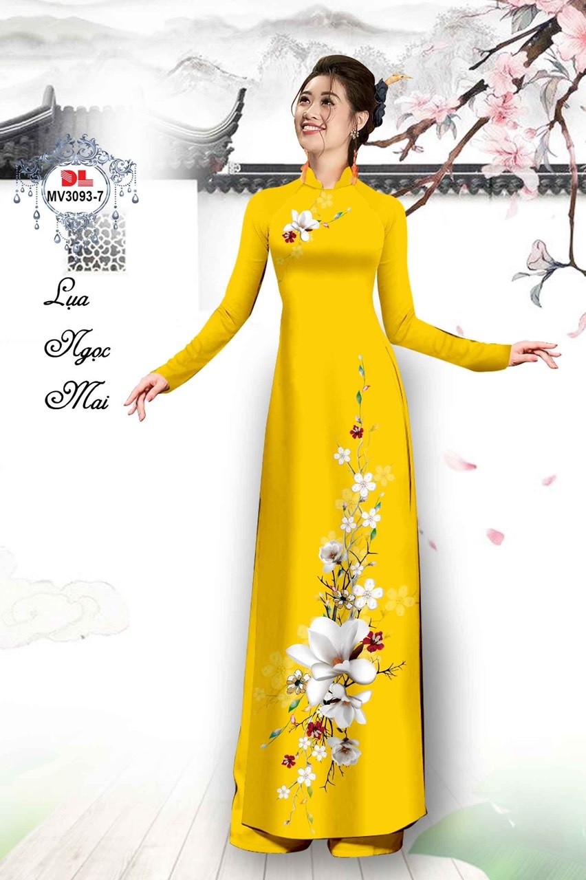 vải may áo dài lụa bảo anh cao cấp (KHÔNG MAY SẴN) chất lụa mềm rủ bay tà mặc mát (chỉ vải áo không kèm quần)