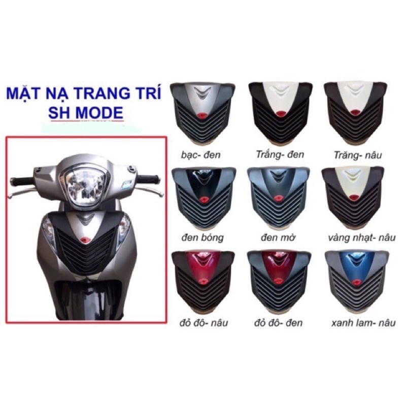 Mặt nạ kiểu ý xe sh mode 2015-2019 đủ màu