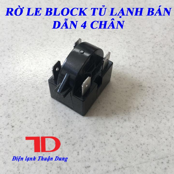 Rờ le block tủ lạnh bán dẫn 4 chân