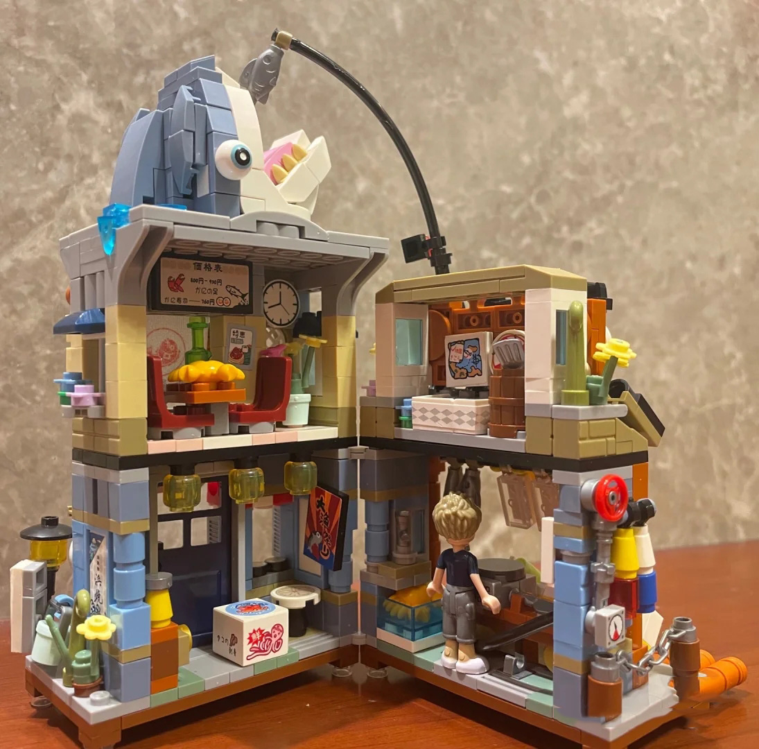 Đồ chơi lắp ráp LOZ mô hình Aquatic shop