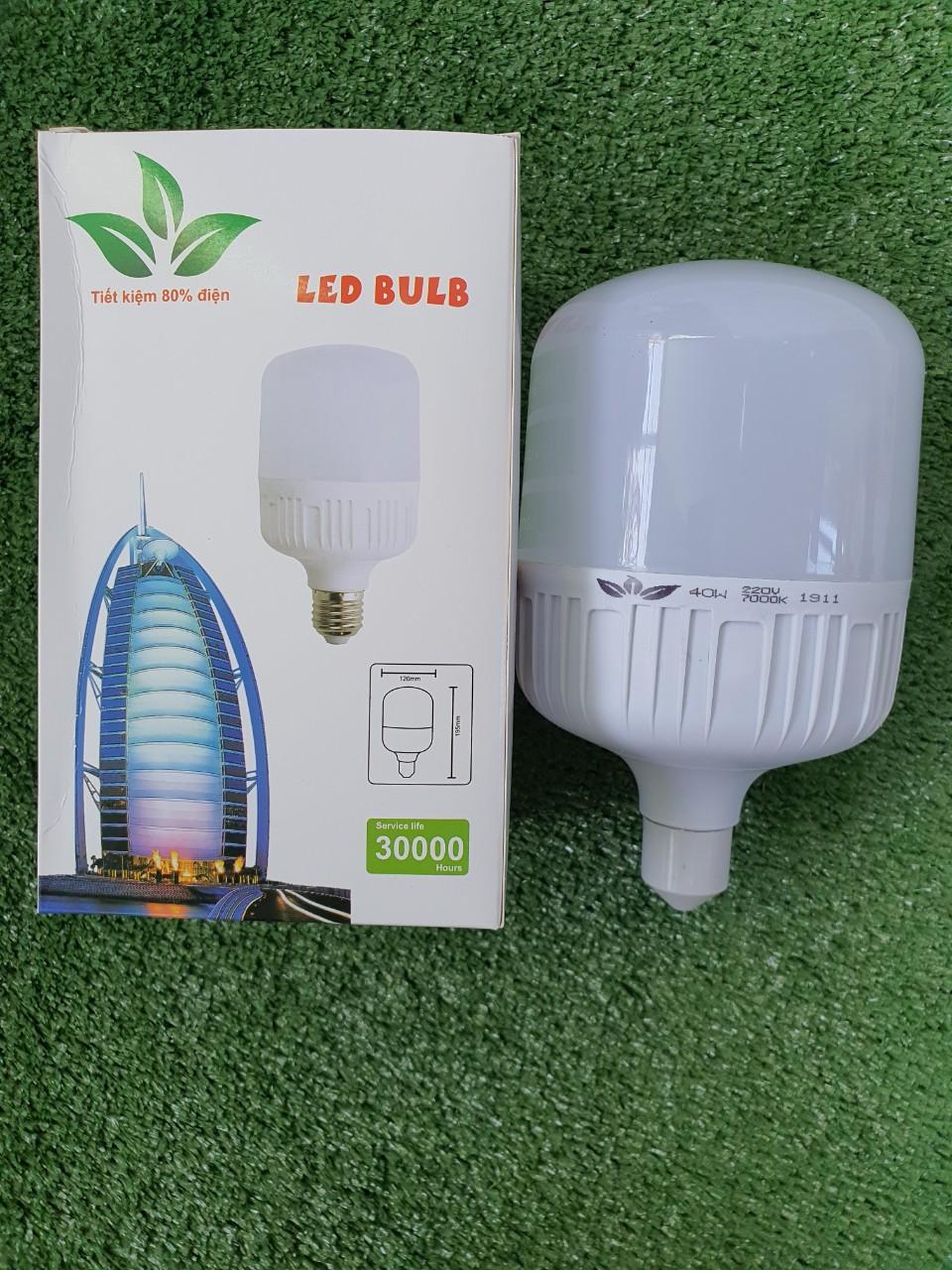 Bóng đèn led trụ 30w,40w,50w,60w ánh sáng trắng