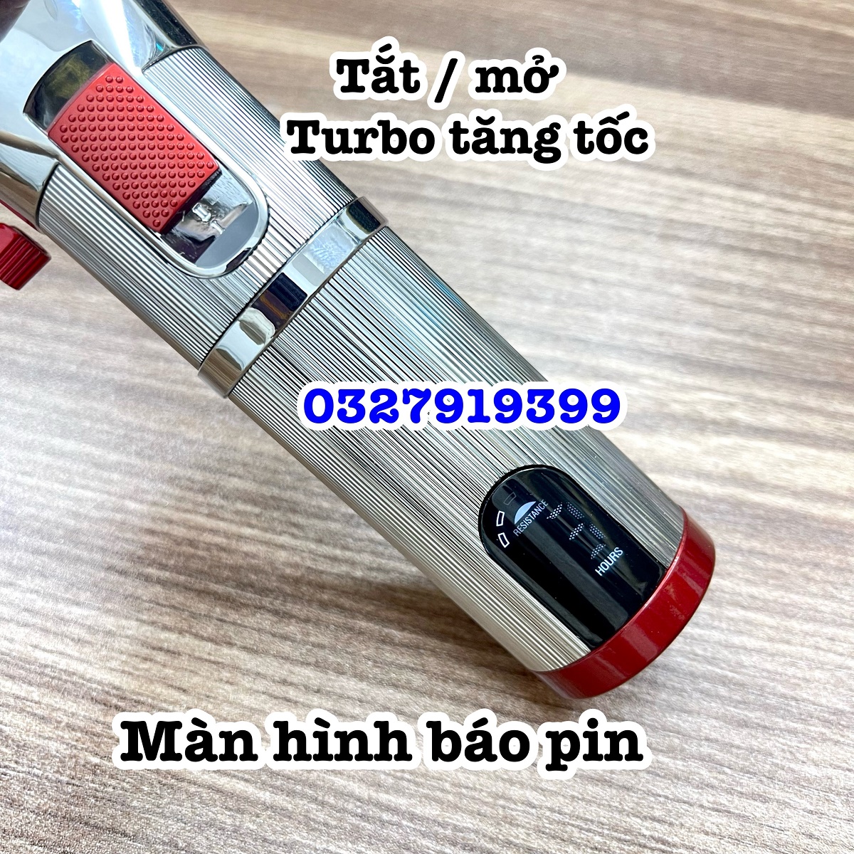 Madeshow Tông đơ cắt tóc cao cấp M5 - Máy cắt tóc chuyên nghiệp với lưỡi titanium sắc bén & pin 3200mAh - Tông đơ cao cấp cho salon và gia đình