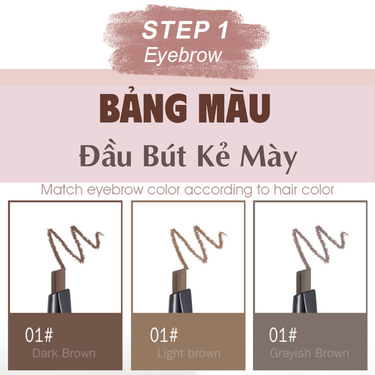 Chì Kẻ Mày 2 Đầu WODWOD Double Headed W941 - Kẻ Mày + Kẻ Mắt