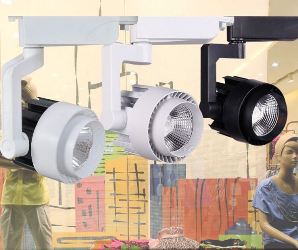 Combo bộ sản phẩm 3 đèn rọi ray 20W + 1 thanh ray 1 mét