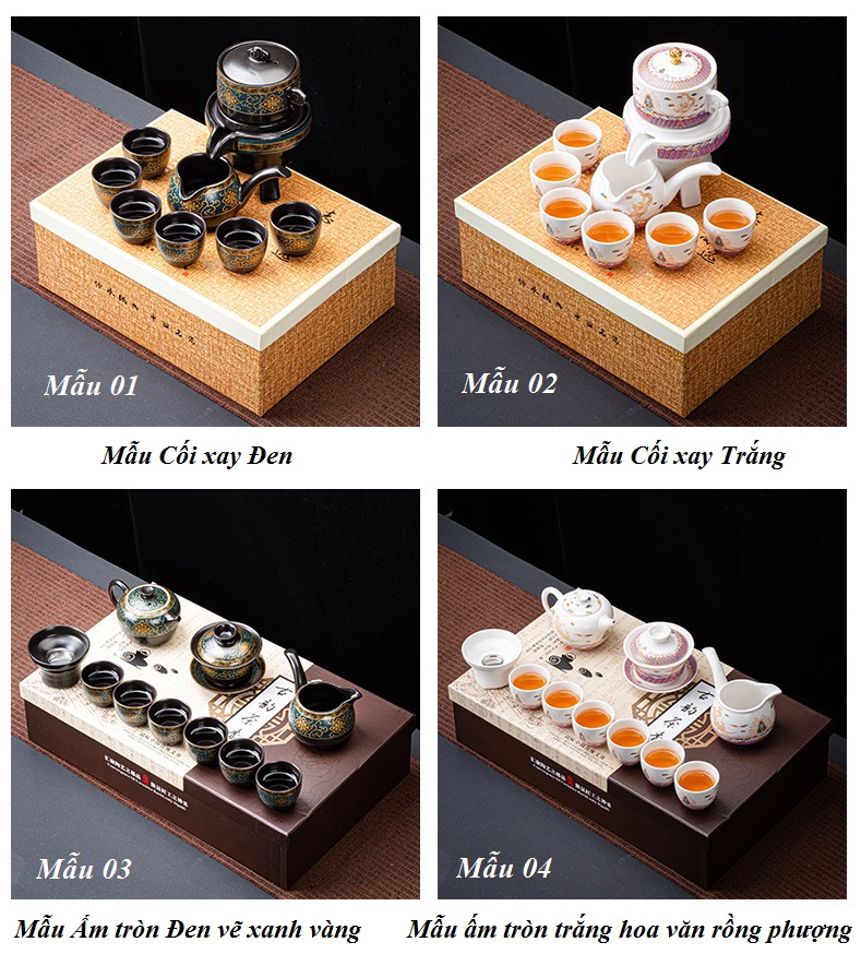 Bộ ấm chén pha trà cao cấp
