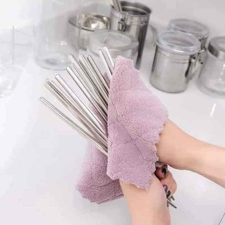 Khăn lau bếp 2 mặt đa năng 1 sét/10 cái