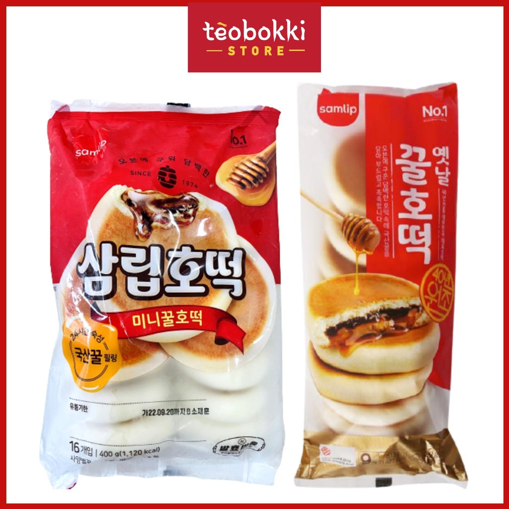 [SHIP HCM] Bánh hotteok nhân mật ong Samlip 400g