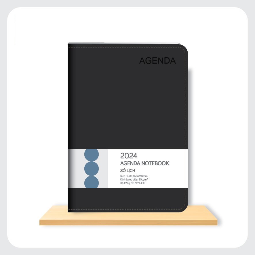Sổ lịch agenda 2024 hải tiến 228 trang 4535 - kt: 165x240mm