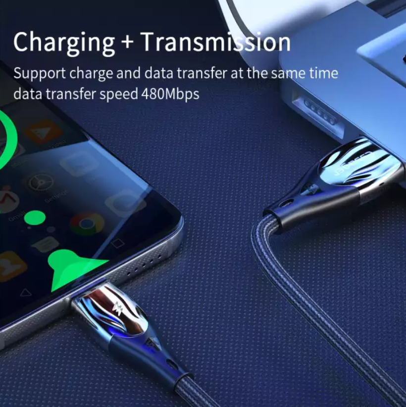 Dây Cáp Sạc Nam Châm E-Mark cao cấp 66W cho điện thoại android, iphone, macbook, laptop...