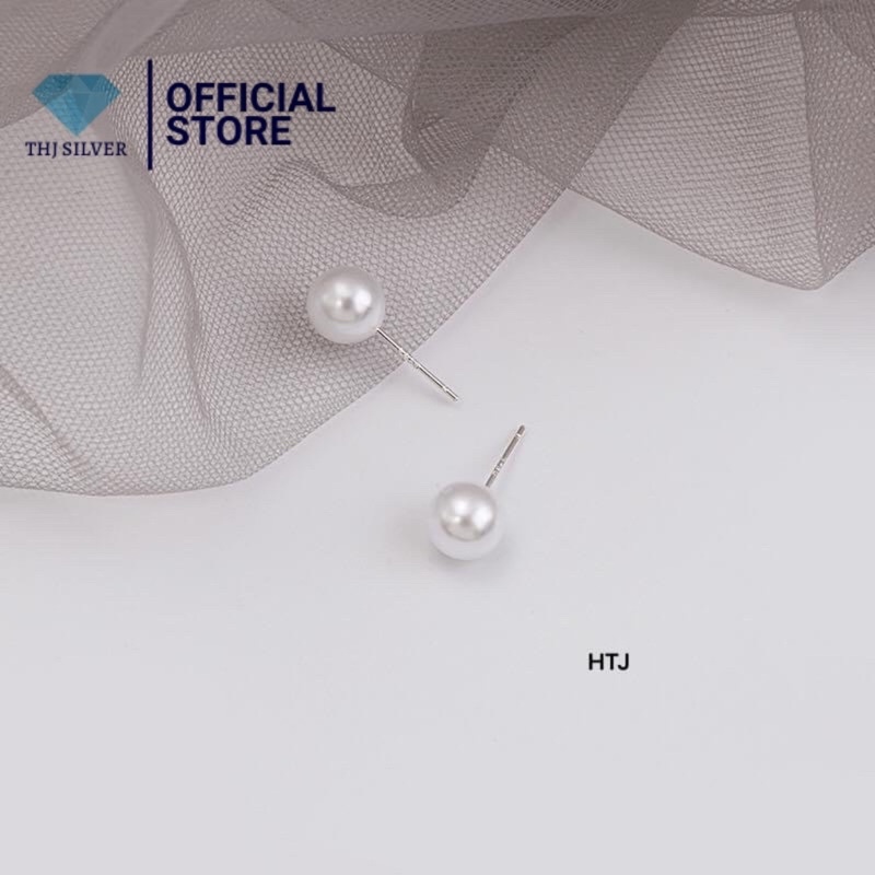 Bông nụ trai chốt cắm chuẩn bạc ta-THJ SILVER