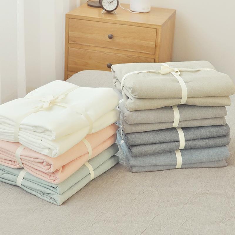 Tân Cương Bông Thiên Trúc Cotton Chất Lượng Cao Bông Giặt Nước Vỏ Chăn 100% Cotton 100% Cotton Vải Màu Sinh Viên Duy Nhất Vỏ Chăn Đặc Biệt