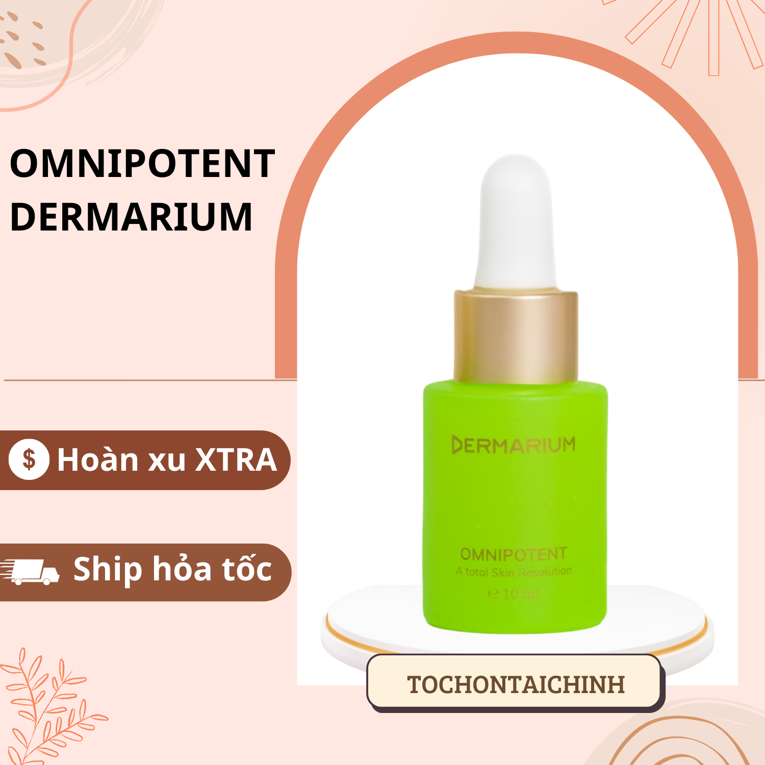 Serum OMNIPOTENT nhà DERMARIUM 30ml (Tớ Chọn Tài Chính)