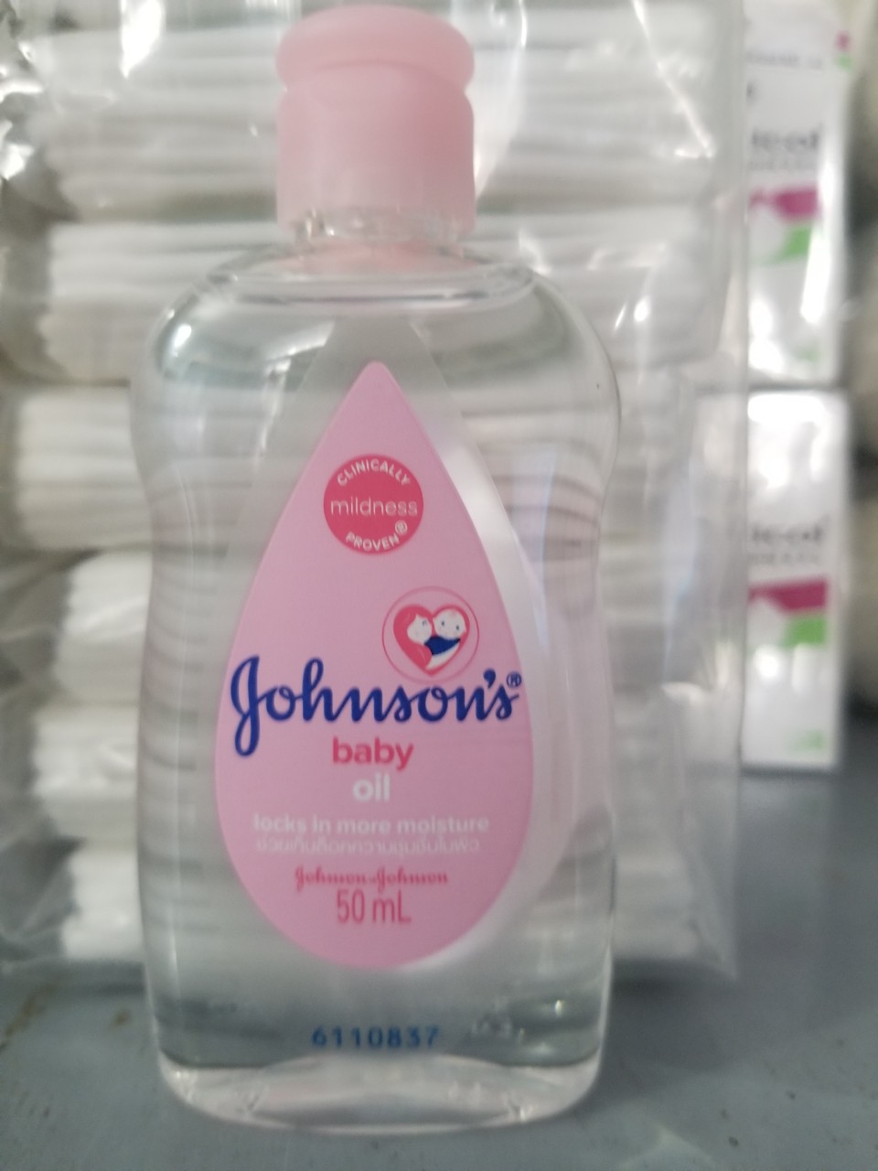 Dầu mát xa dưỡng ẩm Johnson s baby oil pink - Dung Tích 50ml