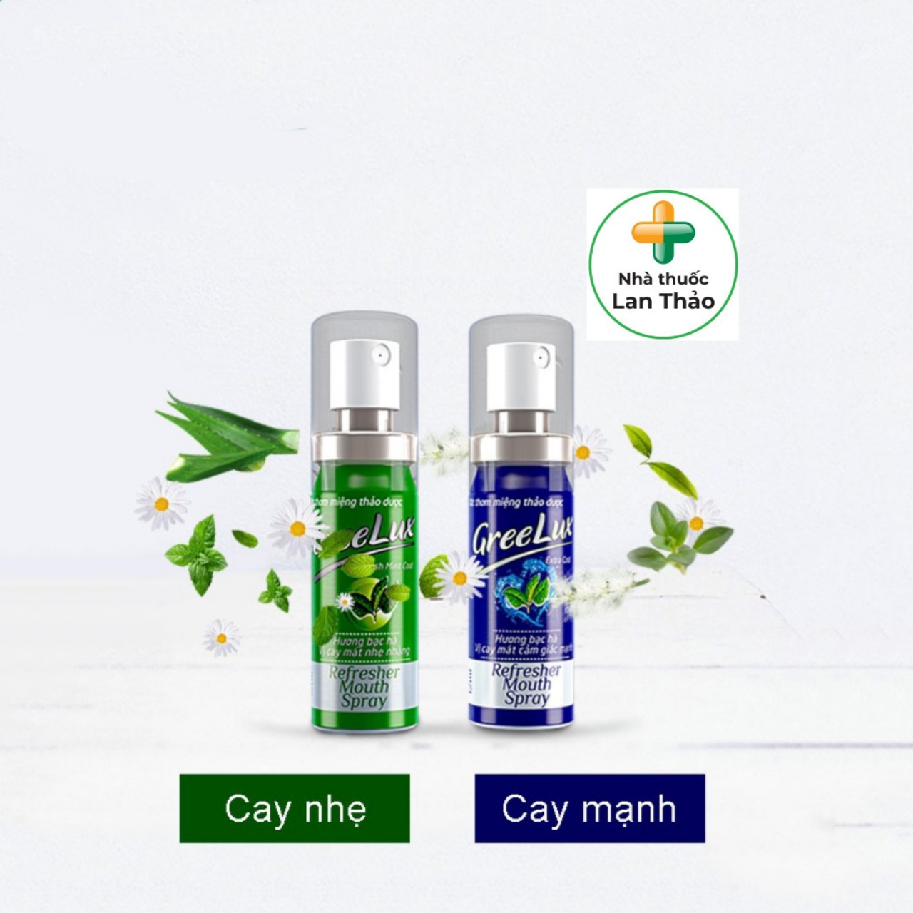 XỊT THƠM MIỆNG THẢO DƯỢC GREELUX 12ML CHÍNH HÃNG