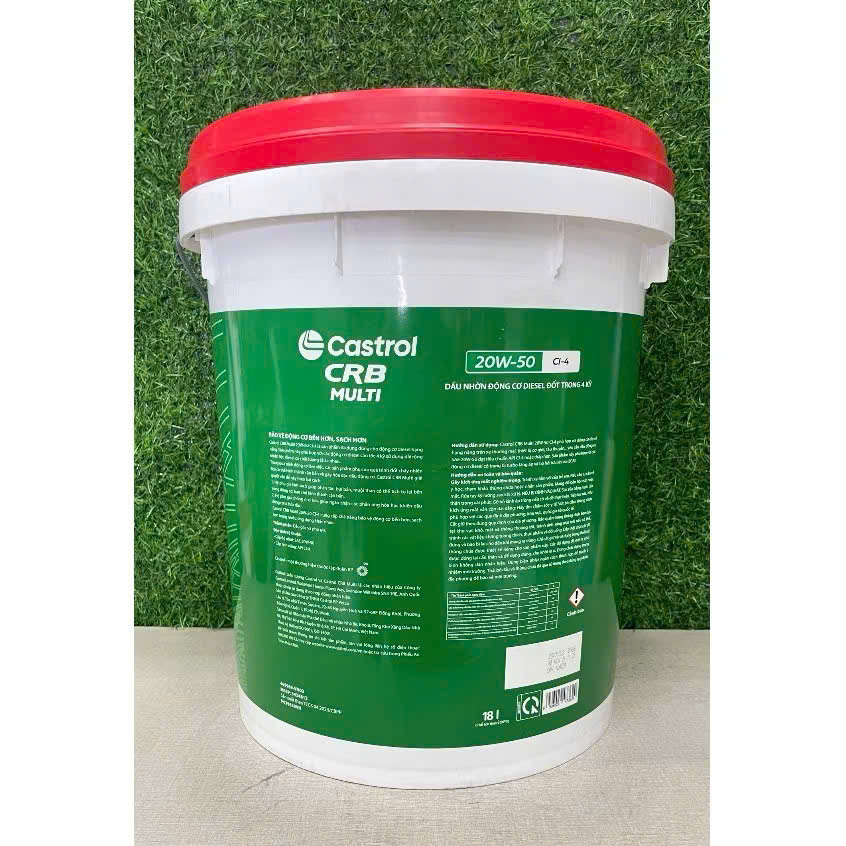 [Genuine Products] Castrol Crb Multi 20W50 Api Ci-4 Engine Oil (18 Liters)