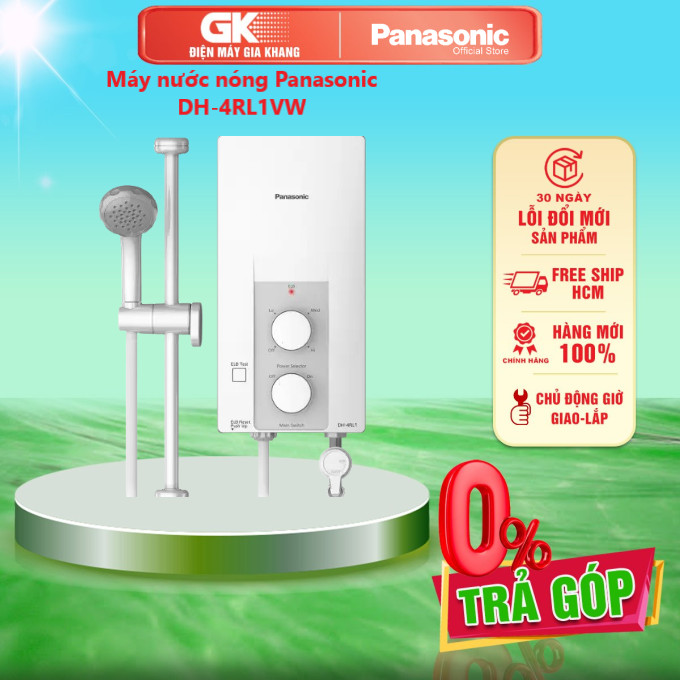 Máy nước nóng Panasonic DH-4RL1VW - GIAO TOÀN QUỐC - FREESHIP HCM