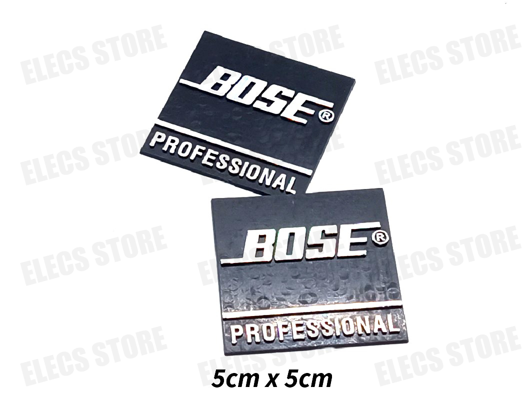 Bộ 2 Tem Loa, Nhãn Mác Dán Thùng Loa, Thùng Sub B0SE Professional (BP55)