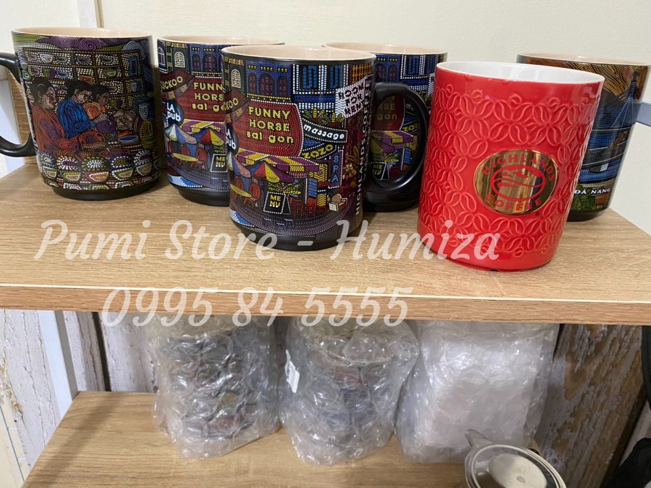 Ly sứ Highlands Coffee 430ml - Hàng chính hãng