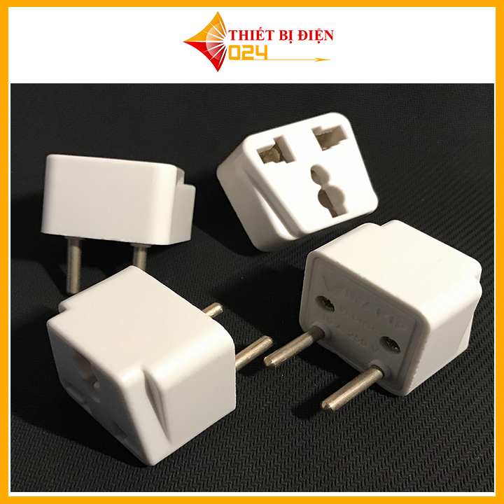 Phích chuyển đổi 3 chấu sang 2 chấu 10A