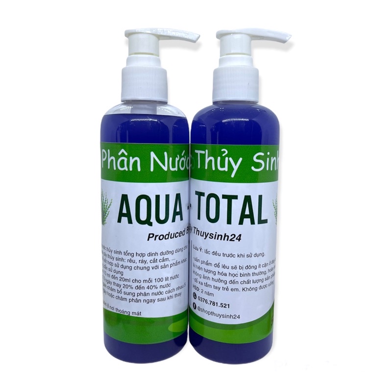 Phân nước thủy sinh aqua total phân nước tổng hộp dinh dưỡng aqua-total