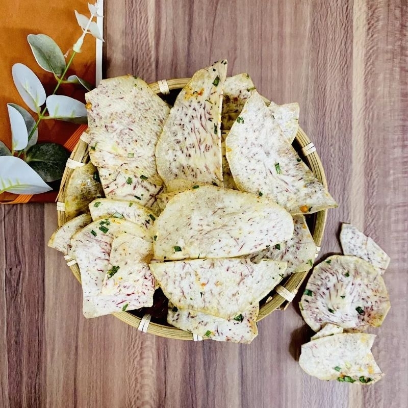 Khoai Môn Sấy Mắm Hành Đặc Sản Đà Lạt