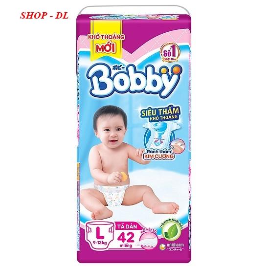 Tã dán Bobby Fresh siêu mỏng L40 (9-13kg) - 40 miếng