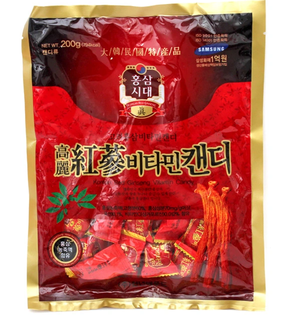 Kẹo Hồng Sâm Hàn Quốc Korean Red Ginseng (Gói 200g)