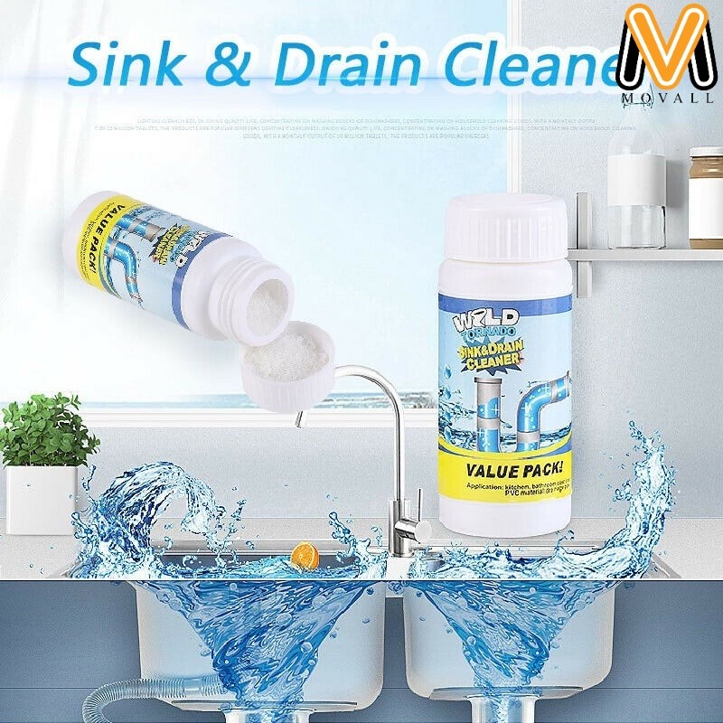 Original Pipeline dredging agent Household Wild Tornado Powerful Sink&Drain Cleaner Quick Foaming Chemical powder agents for cleaning kitchen and toilet pipeline dredging