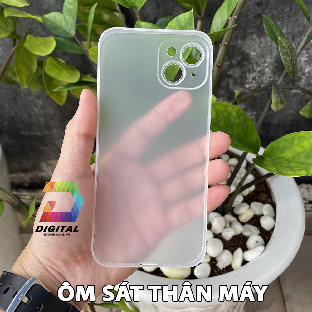 Combo 2 Ốp Lưng Trong Nhám Unibody iPhone 15 PLUS Siêu Mỏng